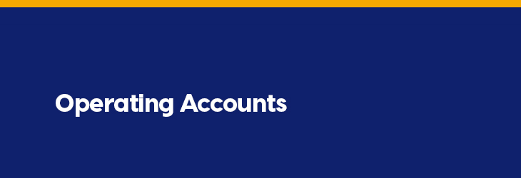 Operating Accounts Operating Accounts